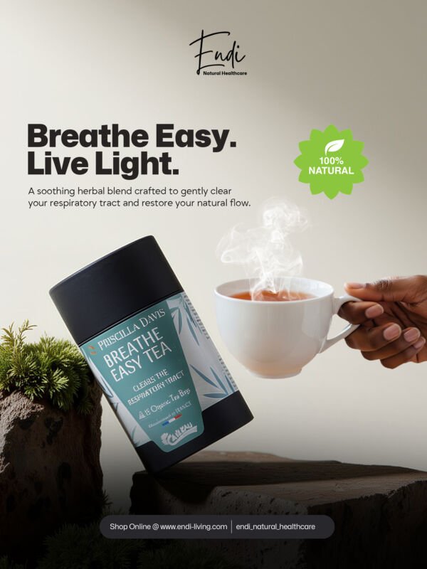 Priscilla Davis Breathe Easy Tea (15 Organic Tea Bags)